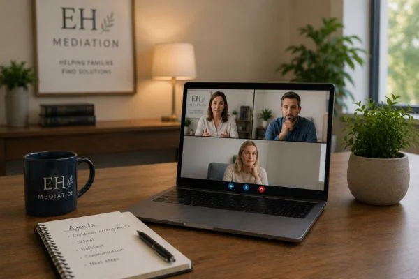child access mediation Grimsby online meeting.
